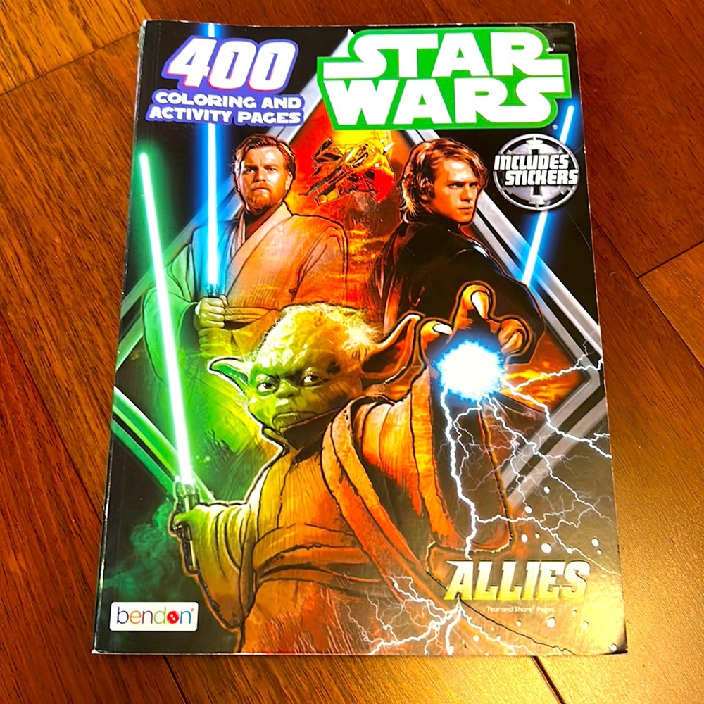 NEW DISNEY Star Wars coloring, and activity book